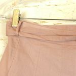 Forever 21 Womens Y2K VTG Pink Pleated Mini Skirt Waist Tie Belt Cotton Size M Photo 1