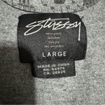 Stüssy Stussy Women Gray Crown Pattern Crop Sport Athletic Bra Size L Photo 8
