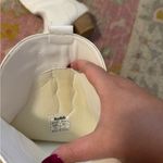 trendy white cowgirl boots with mini heel size US 9 Photo 3