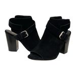 Paige Mimi Black Suede Block Heel Sandal 8 Photo 11