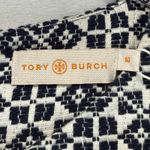 Tory Burch  Stencil Hourglass Dress A-Line‎ Geometric Print Career Cocktail Sz 10 Photo 4