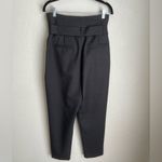 IRO  Alper Wool Blend Cropped Paperbag Dress Pants Charcoal Grey Size EU 40 US 8 Photo 2