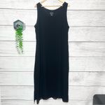 Vintage Simply Silk Black Sleeveless 100% Silk Fully Lined Maxi Dress Size 2X Size M Photo 6