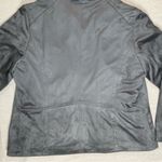 Christopher & Banks | Gray Zip-Up Faux Suede Jacket | PXL Photo 8