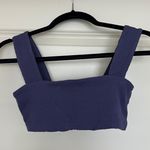 Daily Drills Purple Ribbed Lawson Bra Photo 0