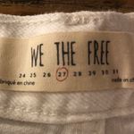 Free People We the free white distressed denim cut off size 27 Photo 2
