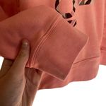 The North Face peach hoodie sweater pullover fleece comfortable top cotton Photo 4