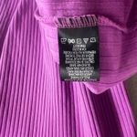 Sanctuary  Ribbed Body Con Midi Cotton Blend Dress Purple Sz 2X Short Sleeve Photo 5