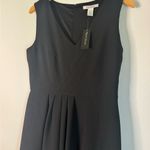 White House | Black Market  NWT black asymmetrical sleeveless dress Size 8 Photo 3
