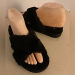 Kookaburra by Ugg Cozy Black Faux Fur Women's Slippers slide sandals size 6 Photo 0