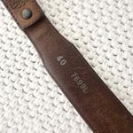 Tony Lama Brown Leather Vintage Western Native Embroidered Concho Belt 40 7699L Photo 4