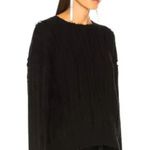NWT RTA Emma Distressed Cashmere Pullover Sweater Size XS Black Photo 0