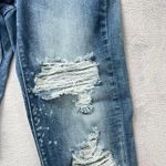 Judy Blue  Boyfriend Jeans Women 5/27 Distressed Ripped Light Wash DenimJB82169LT Photo 8