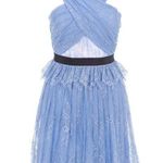 Self Portrait Self-portrait cross front fine lace dress size us 4 Photo 0