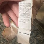 Missguided  Petite Plunge Twist Front Shift Metallic Champagne Dress 4 Photo 7