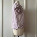 Nine West  Jeans Ref and White Striped V-Neck Top Photo 4