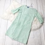 Pendleton 🆕  Women's Mint‎ Green Lace Shift Dress Size 8 Photo 2