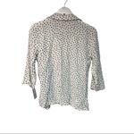 Croft & Barrow  Polka-dot  Button-Up W/Built-in Cami and necklace NWT Petite SML Photo 12