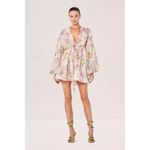 Alexis  Behati Dress in Floral Embroidered Medium New Womens Floral Mini Photo 13