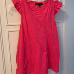 Gibson Hot Pink Crewneck Ruffles Photo 0