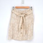 Current Air NWT Floral Cropped Blazer and Mini Skirt Matching Set Cream Size S Photo 6