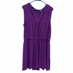 Converse  Purple Sleeveless V Neck Dress Womens Large Photo 7
