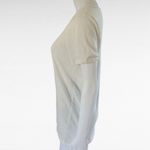 J.Crew Factory White 3D Silk Rosette Graphic Cotton Short Sleeve Tee XL Photo 1