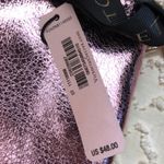 Victoria's Secret V-Quilt Metallic Crackle Crossbody Bag Pink New With Tags NWT Photo 8