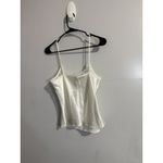 Vintage Farr West Lace Detail White Blouse Size XL Made In USA Photo 4