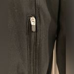 Nike Y2K 2000’s Women’s Black White Striped Track Jacket Swoosh Gray Tag Size M Photo 3