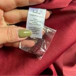 Lulus NWOT  Elegant Confidence Red Satin Flutter Sleeve Cutout Maxi Dress Photo 8