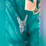 Flying Tomato  Sheer Funky Retro Printed Wide Leg Palazzo Pants Size Small Photo 6