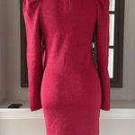 Alice + Olivia Issa Turtleneck Puff Sleeve Dress, Pink Metallic Size L NWT $395 Photo 9