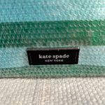 Kate Spade Green Striped Sequined Clutch/Wristlet Photo 4