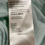 Free People Caroline Iced Aqua Long Sleeve Shirred Turtleneck Top Size M NWT Photo 9