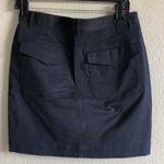 Brooks Brothers  Women's Navy Knee Length Cotton Twill Skirt Photo 5