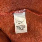 Lulus Size XS Conversation Starter Rust Orange Mock Neck Midi Dress Photo 3