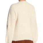 Lush Clothing Lush Holiday Hosting Sequin Stripe Sweater Ivory Photo 1
