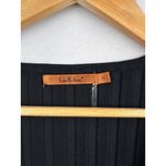 Belldini Womens XL Navy & White Ribbed Sleeveless Knit Top With Square Neckline Photo 2