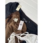 Aerie NWT  & American Eagle Lots Of 3 - One Shoulder & Cami Cropped Top Bundle M Photo 3