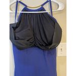 MAGICSUIT Womens Parker Swimsuit Dress Sz 22W One Piece Indigo Gold Detailing Blue Photo 14
