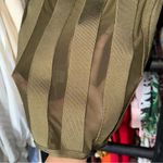 House Of CB  Olive Khaki Sheer Striped Bandage Pencil Skirt Womens XS New NWT Photo 4