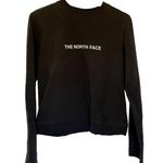 The North Face black crewneck pullover sweater women's size medium cotton Photo 0