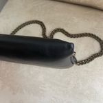 J.Crew Black clutch bag with chain link strap. Photo 9