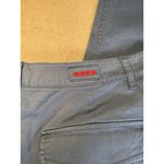 Peace Love World  Women Pants Sz. 10 Blue Utility Ankle Pants Distressed Hem Photo 6