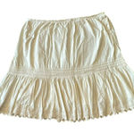 Ralph Lauren Polo Jeans Co Skirt Size 14 Eyelet Lace Cottagecore Boho Bohemian Photo 0