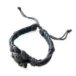 Turtle Bracelet Brown Braided Sliding Knot Closure Photo 3