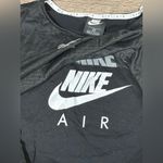 Nike  Women's Black Graphic Crop Top Photo 2