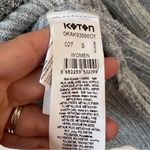 Koton Gray Metallic Sparkle Polka Dot Mock Neck Sweater Size Small NEW Photo 6