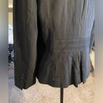 Ann Taylor  Black Pinstripe Blazer size 12P Photo 5